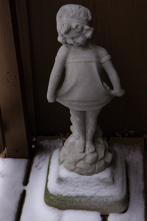 Sandstone Girl, Balcony Garden, January 2013