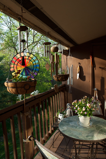 The Garden on the Balcony, April 30, 2007