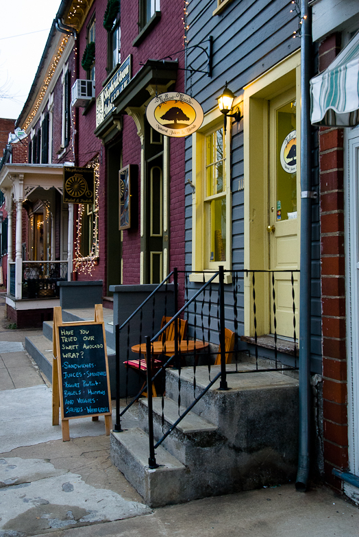 Mellow Moods, Facade and Signage, Shepherdstown, West Virginia,
