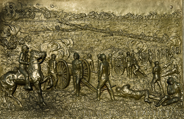 Detail, Maryland Monument, Antietam National Battlefield, Sharps