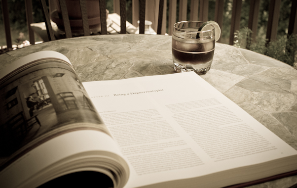 "Being a Dageurotypist" -- Reading, Balcony Garden, Hunter Hill,