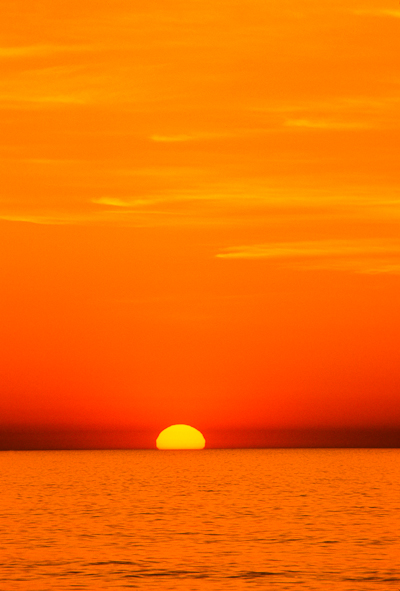 Sunrise, Atlantic Ocean from Assateague Island, Maryland, May 19