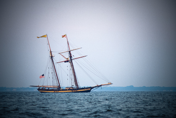 Pride of Baltimore, Chesapeake Bay, Maryland, October 30, 1999