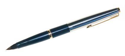 Parker 45 Deluxe With Chrome Cap and Gold Nib and Trim